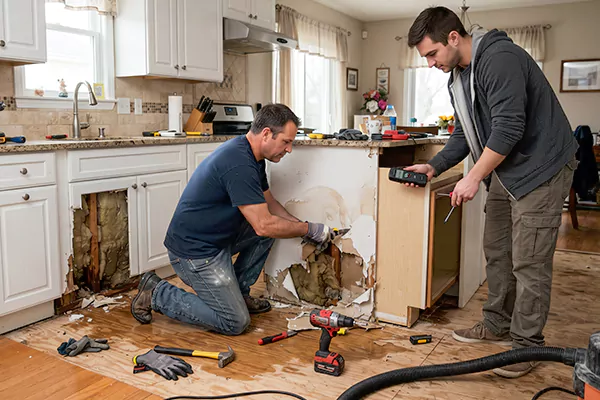 Kitchen Water Damage Repair Laguna Beach