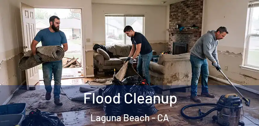 Flood Cleanup Laguna Beach - CA
