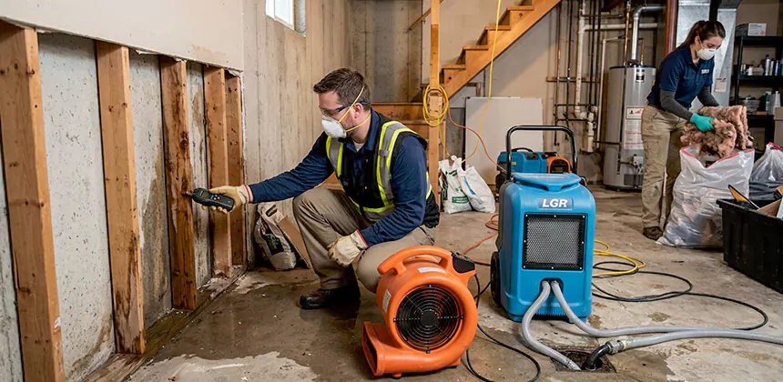 Basement Restoration After Water Damage in Laguna Beach