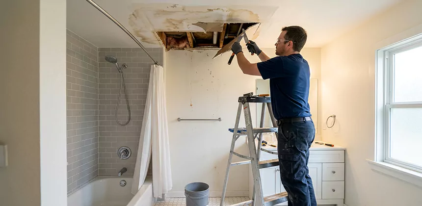 Bathroom Leak Ceiling Repair in Laguna Beach
